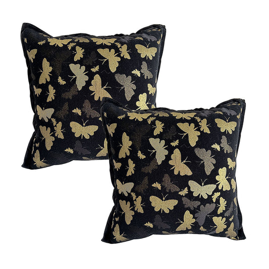 SOGA 2X 45cm Vintage Butterfly with Covers Case Decorative Decor Monarch Floral Throw Pillow $ 129.50