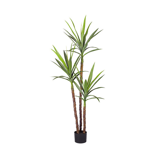 SOGA 150cm Artificial Natural Green Dracaena Yucca Tree Fake Tropical Indoor Plant Home Office Decor $ 144.50