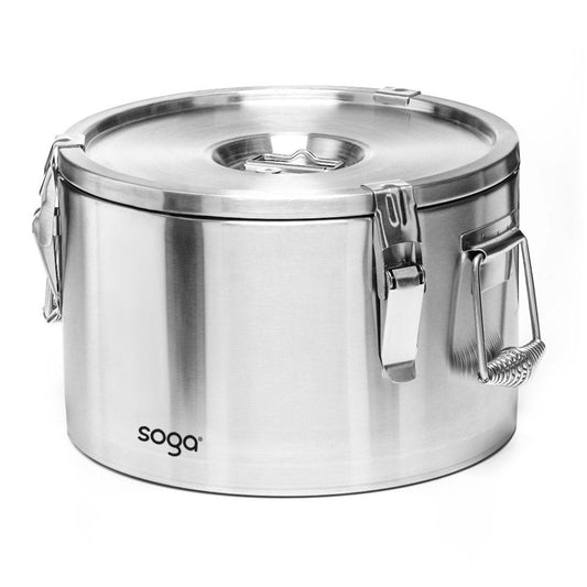 SOGA 10L 304 Stainless Steel Insulated Food Carrier Warmer Container $ 199.90