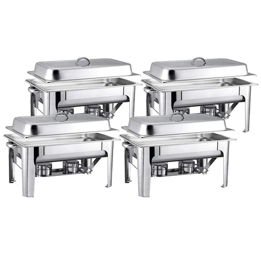 SOGA 4X Stainless Steel Chafing 9L Catering Dish Food Warmer $ 802.50