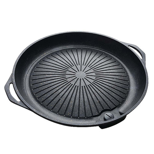 SOGA Portable Korea BBQ Butane Gas Stove Stone Grill Pot Non Stick Coated Round Plate $ 66.90