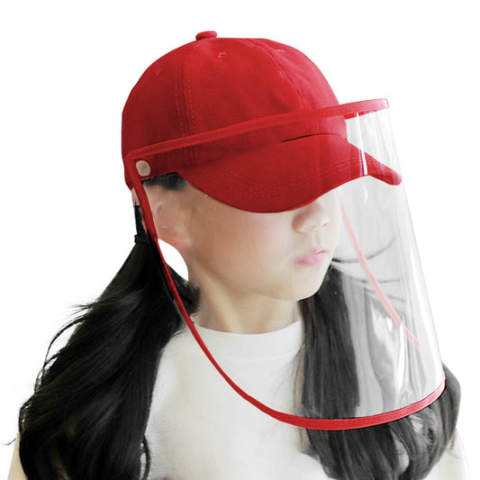 Red Outdoor Protective Hat for Kids