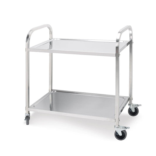 SOGA 2 Tier Stainless Steel Kitchen Dinning Food Cart Trolley Utility SIZE 75x40x83.5cm Small $ 204.50