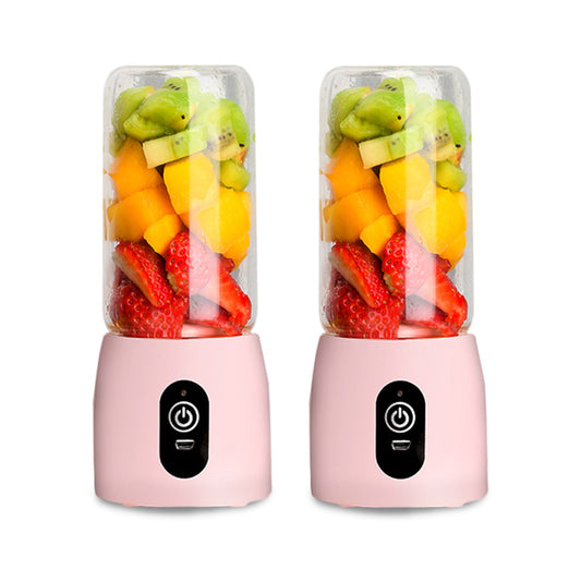 SOGA 2X Portable Mini USB Rechargeable Handheld Juice Extractor Fruit Mixer Juicer Pink $ 92.90