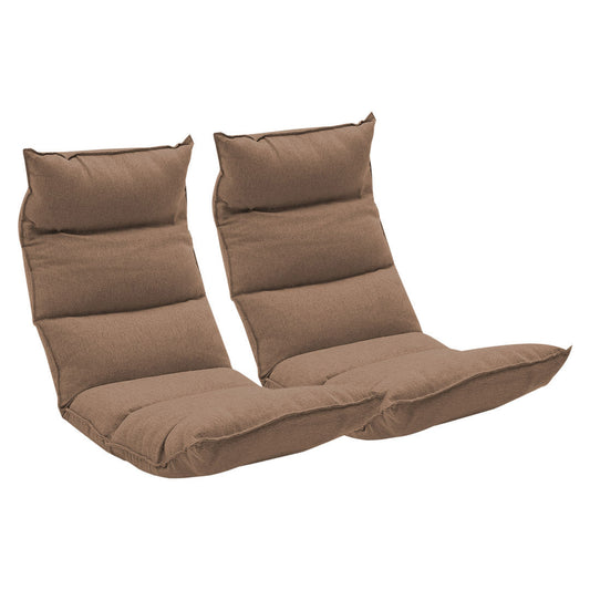 SOGA 2X Foldable Tatami Floor Sofa Bed Meditation Lounge Chair Recliner Lazy Couch Khaki $ 310.90