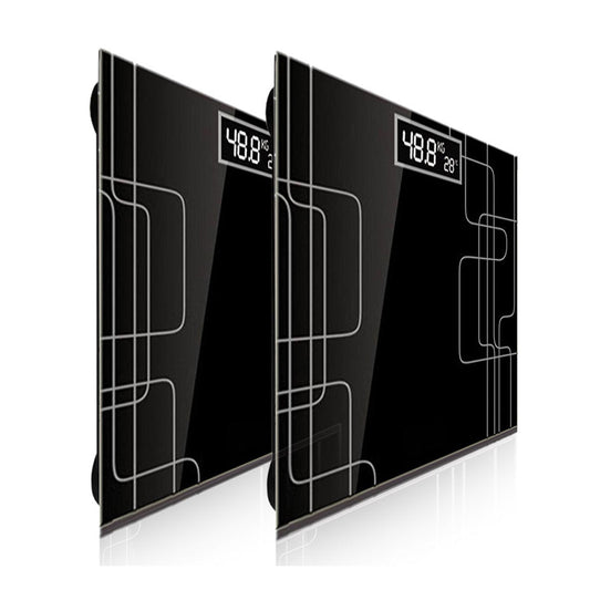 SOGA 2X 180kg Electronic Talking Scale Weight Fitness Glass Bathroom Scale LCD Display $ 90.90