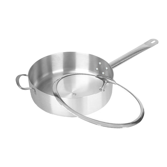 SOGA 28cm Stainless Steel Saucepan With Lid Induction Cookware With Triple Ply Base $ 83.50