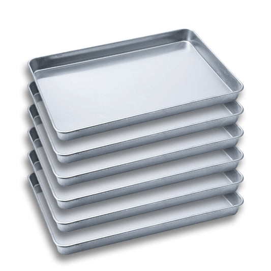 SOGA 6X Aluminium Oven Baking Pan Cooking Tray for Bakers Gastronorm 60*40*5cm $ 133.50