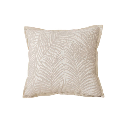 SOGA 45cm Elegant Palm Leaf Texture & Jacquard Square Throw Pillow $ 55.50