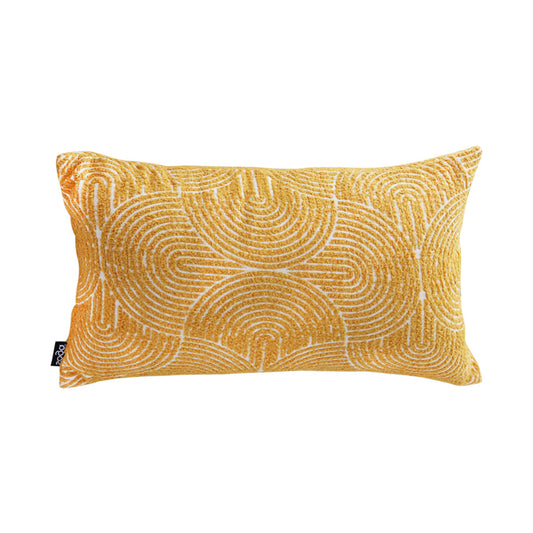 SOGA 35cm Mustard Yellow Throw Pillow Geometric Indoor and Outdoor Corded for Home Decor $ 55.50