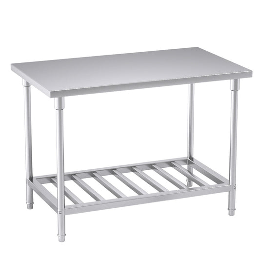 SOGA Commercial Catering Kitchen Stainless Steel Prep Work Bench Table 120*70*85cm $ 499.90