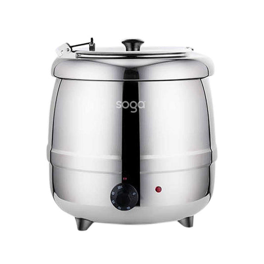 SOGA 10L Soup Kettle Commercial Soup Pot Electric Soup Maker Stainless Steel $ 222.50