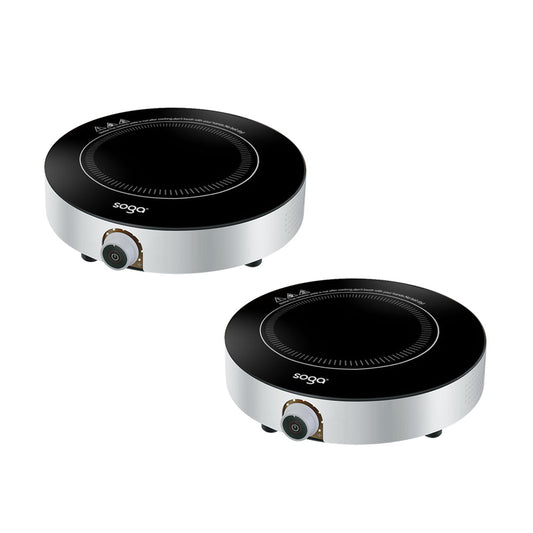 SOGA 2X 26cm Smart Electric Induction Cooktop Portable Kitchen Cooker for Cookware $ 306.50