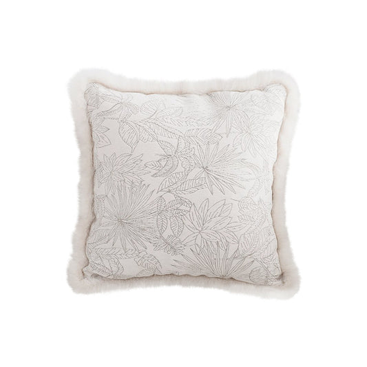 SOGA 45cm Pillow Cover French Jacquard Woven France Peony Floral Made Throw Pillow $ 66.90
