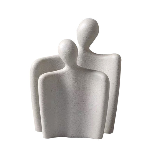 SOGA Ornament Set of 2 Abstract Human Figurine Sculptures Minimalist Modern Art Statues for Home Décor $ 55.50