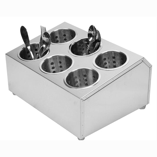 SOGA 18/10 Stainless Steel Commercial Conical Utensils Cutlery Holder with 6 Holes $ 149.90