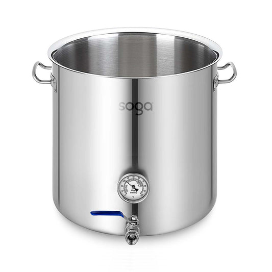 SOGA Stainless Steel No Lid Brewery Pot 98L With Beer Valve 50*50cm $ 394.50