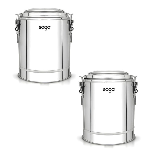 SOGA 2X 50L Stainless Steel Insulated Stock Pot Hot & Cold Beverage Container $ 474.50