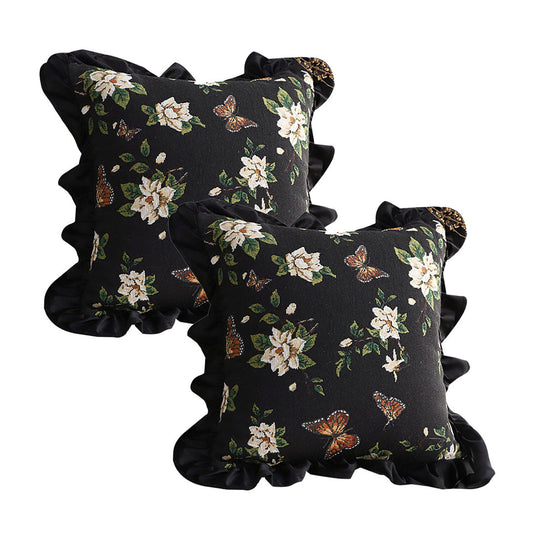SOGA 2X 45cm Square Vintage Decorative Embroidered Square Throw Pillow $ 129.50