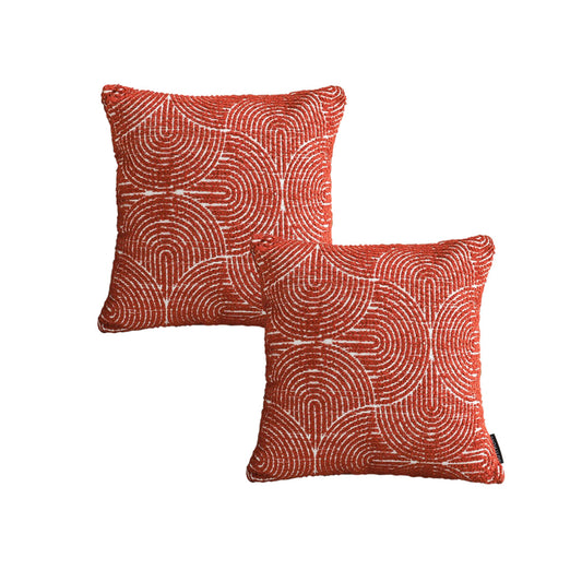 SOGA 2X 45Cm Orange Oversized Pillow Perfect Cinnabar Outdoor/Indoor Lumbar Throw Pillow $ 90.90