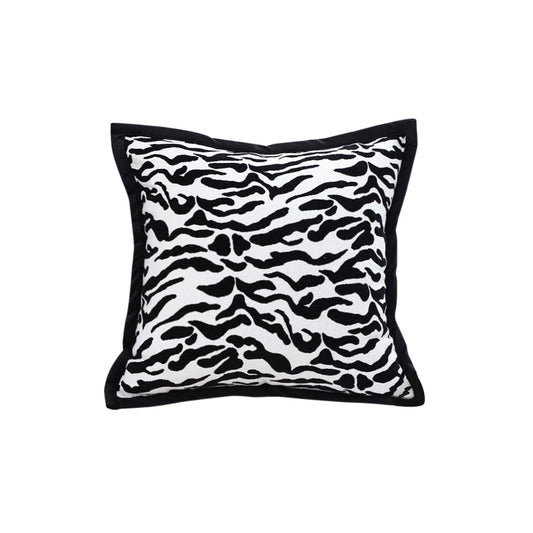 SOGA 45cm Black and White Luxury Cushion Light Mottled Texture Decorative Square Pillow Living Room $ 55.50