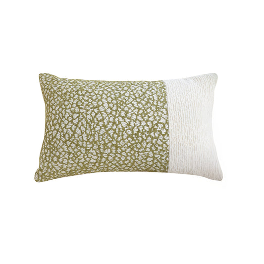 SOGA 35cm Modern Two-Tone Textured Block Design Throw Pillow $ 68.90