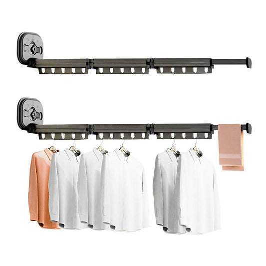 SOGA 2X 127.5cm Wall-Mounted Clothing Dry Rack Retractable Space-Saving Foldable Hanger $ 193.90