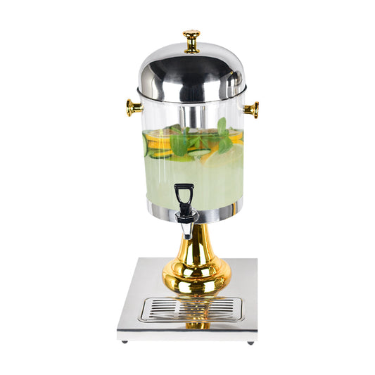 SOGA Single 8L Stainless Steel Dispenser Beverage Juicer Transparent Commercial Drink Container Jug $ 177.90