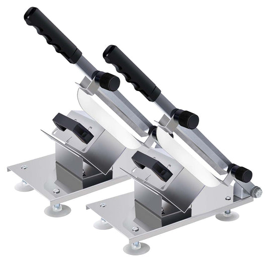 SOGA 2X Manual Frozen Meat Slicer Handle Meat Cutting Machine 18/10 Commercial Grade Stainless Steel $ 172.90