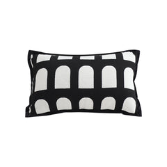 SOGA 30cm Contemporary Black White Geometric Pattern Throw Pillow $ 68.90