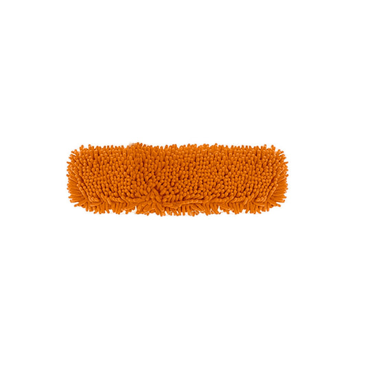 SOGA 50x12 Orange Microfiber Flat Mop Floor Cleaning Pads Rotating Dust Remover $ 21.50