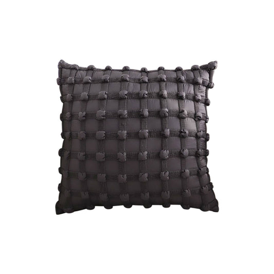 SOGA 45cm Black Medievalc style Puff Rivet Square Product Throw Pillow $ 55.50