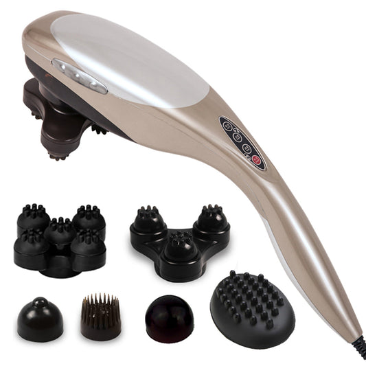 SOGA Hand Held Full Body Massager with 6 attachments Back Pain Therapy $ 77.90
