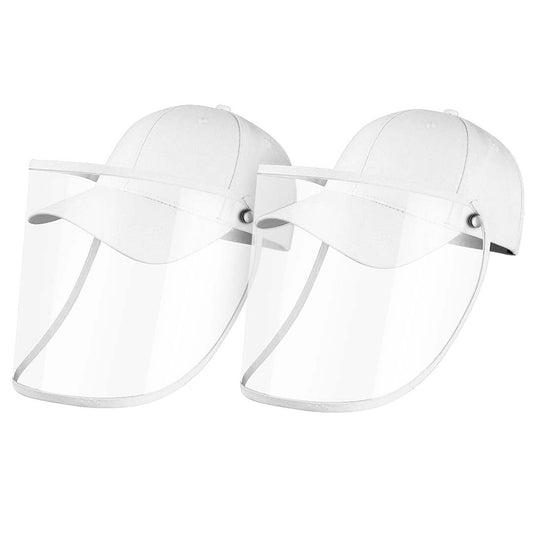2X Outdoor Protection Hat Anti-Fog Pollution Dust Saliva Protective Cap Full Face HD Shield Cover Adult White $ 44