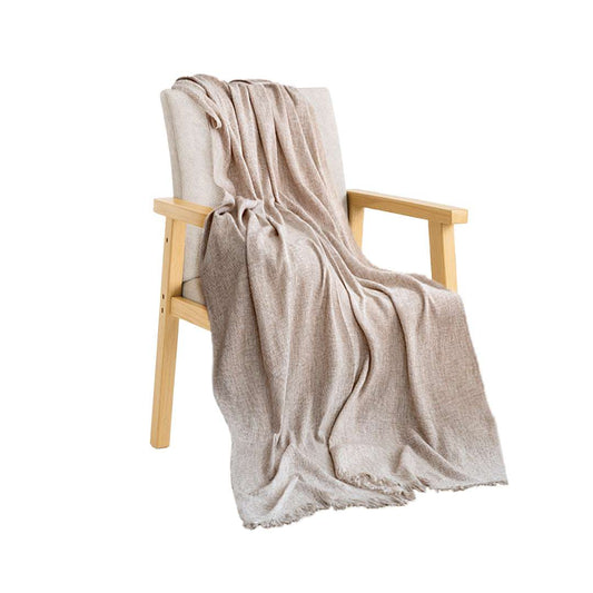 SOGA 130x190cm Earth Tone Blanket – Houndstooth Tassel Throw $ 88