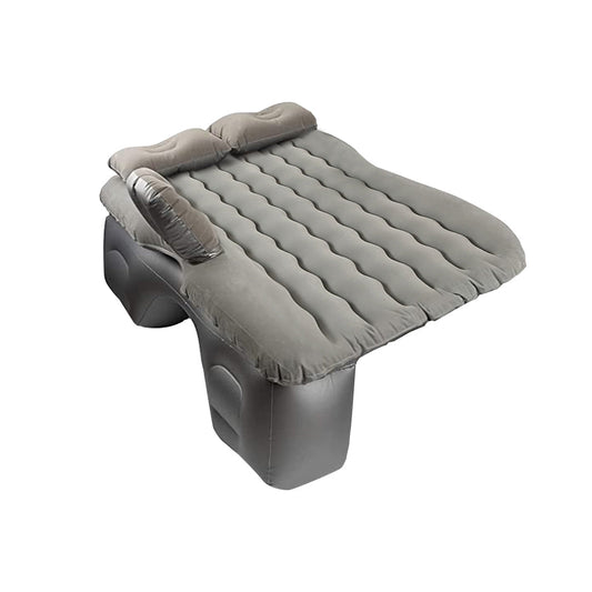 SOGA Grey Ripple Inflatable Car Mattress Portable Camping Air Bed Travel Sleeping Kit Essentials $ 77.90