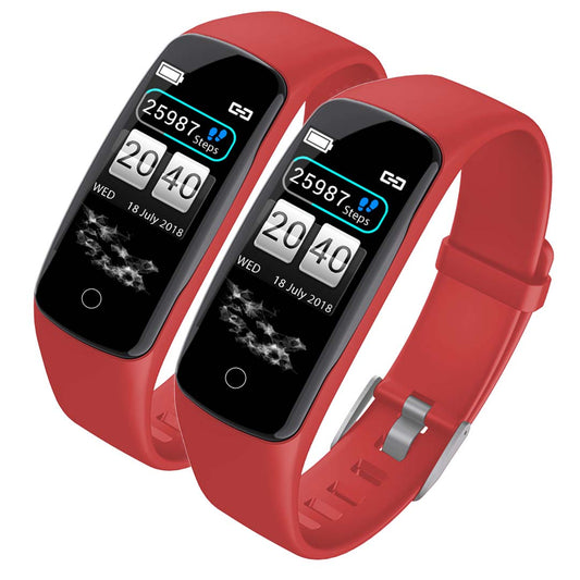 SOGA 2x Sport Monitor Wrist Touch Fitness Tracker Smart Watch Red $ 132.50