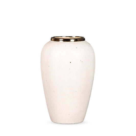 SOGA 30x19cm Plain White Medium Ceramic Flower Vase Elegant Living Room Home Decor $ 88.90