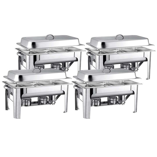 SOGA 4X 9L Stainless Steel 3 Pans Bain-marie Chafing Catering Dish Buffet Food Warmer $ 928.90