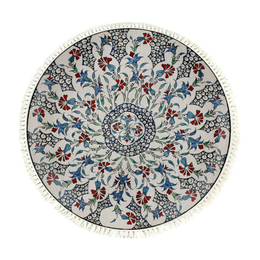 SOGA 120cm Mandala Round Area Thick Anti-slip Doormat, Home Decor $ 73.50
