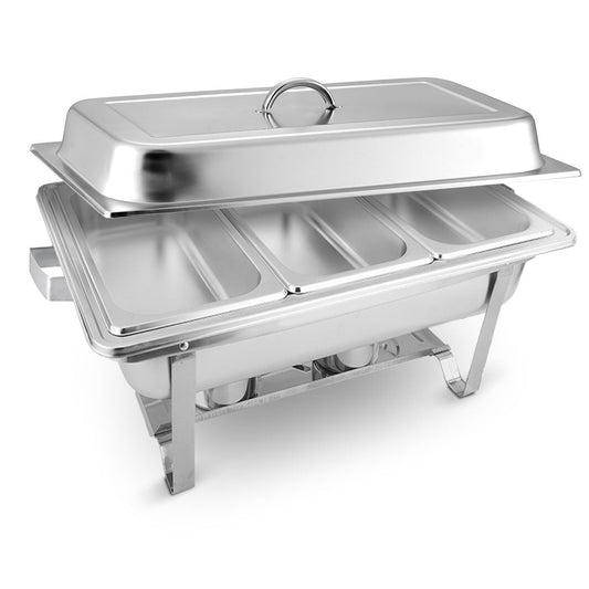 SOGA 3L Triple Tray Stainless Steel Chafing Food Warmer Catering Dish $ 173.50