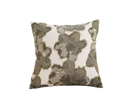 SOGA 45cm Abstract Gray Floral Watercolor Print Contemporary Throw Pillow $ 71.50