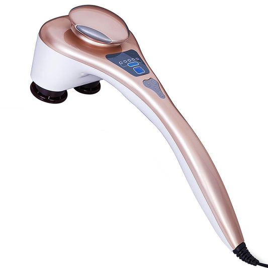 SOGA Portable Handheld Massager Soothing Heat Stimulate Blood Flow Shoulder 4 Heads $ 144.50