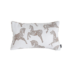 SOGA 35cm White Decorative Horse Pattern Cushion Throw Pillow $ 73.50