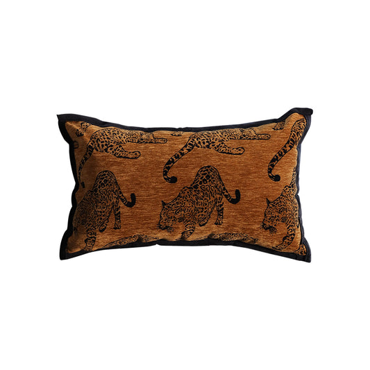 SOGA 30cm Throw Pillow Dark Brown Leopard Lumbar Decorative Cushion for Living Room $ 52.50