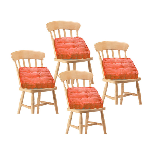 SOGA 4X Orange Square Cushion Soft Leaning Plush Backrest Throw Seat Pillow Home Office Decor $ 118.50