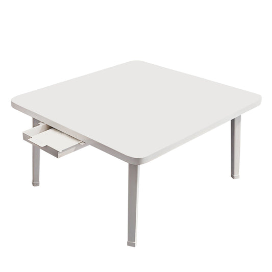 SOGA White Portable Floor Table Small Square Space-Saving Mini Desk Home Decor $ 66.90