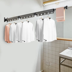 SOGA 2X 127.5cm Suction-Mounted Retractable Clothing Drying Rack