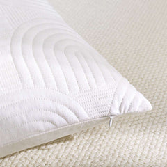 SOGA 30cm White Textured Geometric Pattern Decorative Throw Pillow $ 61