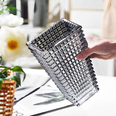 SOGA 28cm Modern Gray Ceramic Glass Vase Home Decor $ 71